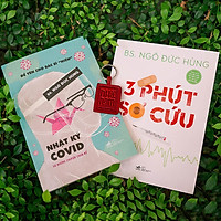 Combo 2 Cuốn: Nhật Ký Covid Và Những Chuyện Chưa Kể + 3 Phút Sơ Cứu (Tặng Kèm: Móc Khóa Da)
