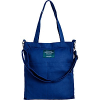 Túi Vải Tote Living Blue XinhStore (31 x 35 cm) - Xanh Đậm