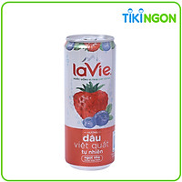 Nước Uống Vị Trái Cây Có Ga Lavie Sparkling Hương Dâu Việt Quất 330ML