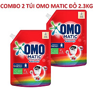 COMBO 2 túi nước giặt OMO Đỏ 2.2kg