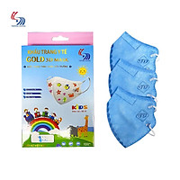 Khẩu trang y tế Gold 3D Mask Kids dành cho trẻ em - Hộp 10 cái