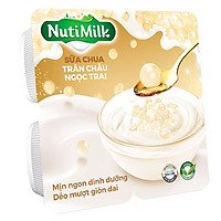 Lốc 4 Hộp Sữa Chua Trân Châu Ngọc Trai Nutimilk 100G/Hộp-8935049004394