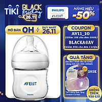 Bình sữa mô phỏng tự nhiên hiệu Philips Avent (125 ml - đơn) cho trẻ từ 0 tháng tuổi 690.13