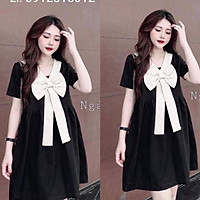 Đầm bầu thời trang thiết kế MB161 chất đũi xước freesize từ 45 đến 70kg