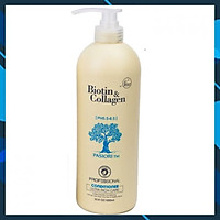 DẦU XẢ PASIORI TM COLLAGEN & BIOTIN TRẮNG PHỤC HỒI, MỀM MƯỢT NGĂN GÃY RỤNG TÓC ITALY 1000ML