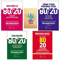 Combo Nguyên Lý 80/20 (Trọn bộ 4 Cuốn)( Tặng kèm Sổ TAy Xương Rồng)