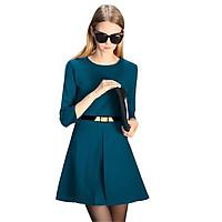 Sale: Đầm xòe công sở tay dài - Size M
