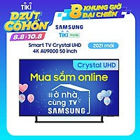 Smart Tivi Crystal Samsung 4K 50 inch UA50AU9000 Mới 2021