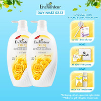 Combo 2 Sữa tắm nước hoa dưỡng da Enchanteur Charming 650gr/ Chai