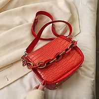 IELGY New trendy Korean version 100 lap slant satchel air fashion small square bag