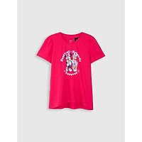 Áo phông bé gái cotton USA in hình dễ thương CANIFA - 1TS21S013