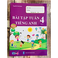 Sách - Bài tập tuần Tiếng Anh 4 ( tập 1 ) (QB)