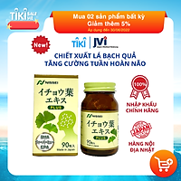 Viên bổ não Ginkgo chính hãng Nhật Bản - Viên hoạt huyết dưỡng não Ginkgo Leaf Extract Plus 90 viên. Tăng cường tuần hoàn máu não, cải thiện trí nhớ