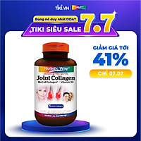 Viên Uống Collagen Hỗ Trợ Tăng Khả Năng Vận Động, hỗ trợ làm khỏe kết cấu da và tuần hoàn máu trên khuôn mặt dành cho Người Lớn Tuổi Holistic Way Joint Collagen (60 Viên)