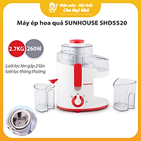 Máy Ép Trái Cây Sunhouse SHD5520 - Đỏ - Hàng chính hãng