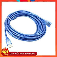 Dây nối dài usb 3m xanh chống nhiễu - dây usb 1 đầu đực 1 đầu cái