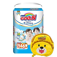 Bỉm quan Goon premium size L tặng kèm balo