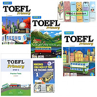Combo 4 cuốn TOEFL Primary Step 2 (tặng kèm cuốn những câu hỏi thông minh lí thú và 1 tập bookmark ngộ nghĩnh)