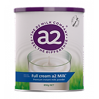 Sữa A2 Úc Full Cream Milk Giàu Canxi, Chứa Vitamin A, D, Sắt, Acid Folic Cùng Hàm Lượng Dinh Dưỡng Cao Và Nguyên Kem Giúp Cơ Thể Được Bổ Sung Đầy Đủ Chất Nuôi Dưỡng Cơ Thể Toàn Diện, Phát Triển Não Bộ, Phát Triển Và Phòng Loãng Xương – Hộp 850g