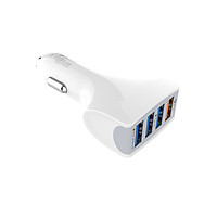 Tẩu Sạc USB Trên Ô Tô - Chia 4 Cổng USB (Có 1 Cổng Quick Sạc Nhanh 3.0)