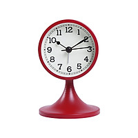 Simple Fashion Mute Metal Wake Up Alarm Clock for Living Room Bedroom(Not Including Battery)