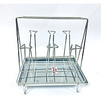 Úp cốc 6 vuông inox Sài Gòn sáng bóng bền đẹp