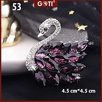 GOTI - Trâm Cài Áo Hình Thiên Nga Sang Trọng Nữ Tính Kiểu Phụ Kiện Trang Trí Trâm Cài Váy Đầm Dành Cho Nữ Cài Vest Nữ GOTI 02