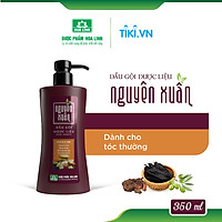 Dầu gội Dược liệu Nguyên Xuân nâu 350ml - Tóc thường (Khuyến mại thêm 35ml giá không đổi)