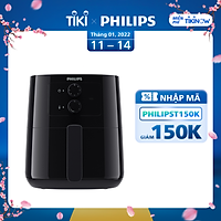 Nồi Chiên Không Dầu Philips HD9200/90 - Hàng Chính Hãng