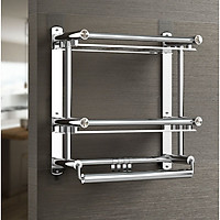 Kệ treo đồ nhà tắm 3 tầng bằng inox dán tường tiện lợi