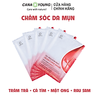 COMBO 5 mặt nạ chăm sóc da mụn _ CANA acne care