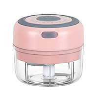 Máy Xay Tỏi Ớt Cầm Tay Mini Sạc Pin- Sạc USB, 3 Lưỡi Dao, Dung tích 100ml, 250ml, tiện lợi