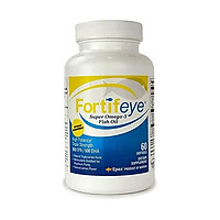 Fortifeye Vitamins Super Omega 3 Fish Oil, Natural Triglyceride Form Omega-3 Supplement, Triple Strength 860 EPA + 580 DHA Per Serving, 60 Softgel Capsules