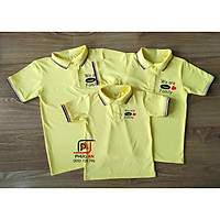 Áo thun có cổ nam nữ gia đình
