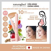 Kem nền kết hợp cọ trang điểm dưỡng da - naturaglacé Nu Attract Foundation SPF40 PA +++ , 3.5g