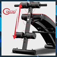 Ghế tập bụng tại nhà tiện lợi đa chức năng ( Tặng kèm dây kéo cơ tay và lò xo cơ ngực ) - Hàng chính hãng