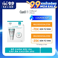 Bộ Chăm Sóc Da Cấp Ẩm Chuyên Sâu Curél Intensive Moisture Care Trial Kit Enrich (gel tẩy trang 30ml + kem dưỡng 10g)