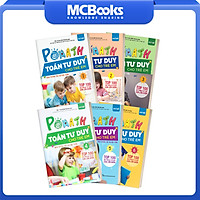 Combo Trọn Bộ Sách PoMath - Toán Tư Duy Cho Trẻ Em 4-6 Tuổi (6 cuốn) tặng kèm bookmark