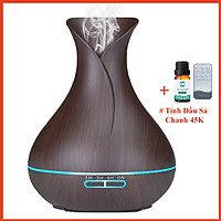 Máy Xông Tinh Dầu Khuếch Tán Phun Sương Tuy Lip Bù Ẩm Phòng Điều Hoà Có Chế Độ Tự Ngắt Khi Hết Nước Có Đèn Led 7 Màu Phù Hợp Với Phòng 30m