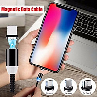 Dây Cáp Sạc Nam Châm 3 Trong 1 Cho Iphone / Android