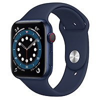 Đồng Hồ Thông Minh Apple Watch Series 6 LTE GPS + Cellular Aluminum Case With Sport Band (Viền Nhôm & Dây Cao Su) - Hàng Chính Hãng VN/A