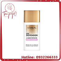 Kem chống nắng L'oréal Paris UV Defender Bright & Clear nâng tông giảm thâm 50ml