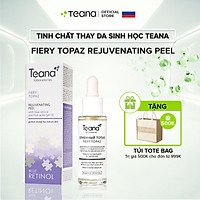 Tinh chất thay da sinh học TEANA FIERY TOPAZ Rejuvenating peel với Blue retinol và axit trái cây