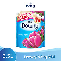 Nước Xả Vải Downy Nắng Mai (3.5L/ Túi) - Giữ quần áo tươi mới - Hương thơm tươi mới kéo dài