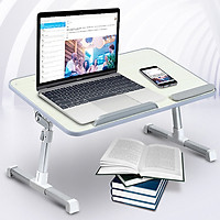 Bàn học, bàn làm việc gấp ngồi giường 52x33cm có quạt tản nhiệt cao cấp hàng chính hãng
