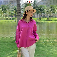 Áo sơ mi tone hồng trendy ENVY S186 đi làm đi chơi