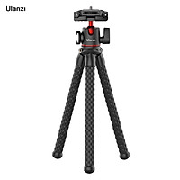 ULANZI MT-33 Multifunctional Flexible Mini Octopus Tripod with Cold Shoe Mount 360° Rotatable Panoramic Ball Head Quick