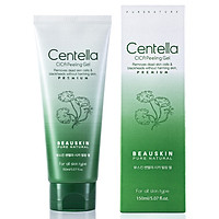 Kem tẩy da chết làm sạch da thảo dược tự nhiên Cica Centella Peeling Gel Beauskin Hàn quốc (150ml) và kẹp tóc
