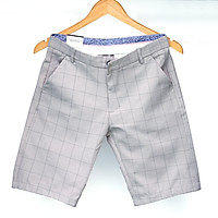 Quần Short Kaki Nam Sọc CaRo Cao Cấp NamMinh