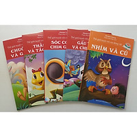 Combo Thế Giới Tuyệt Vời Của Động Vật: Chuột Túi Và Gấu Túi + Thằn Lằn Và Tắc Kè Hoa + Sóc Con Và Chim Gõ Kiến + Gấu Trúc Và Chim Công + Nhím Và Cú